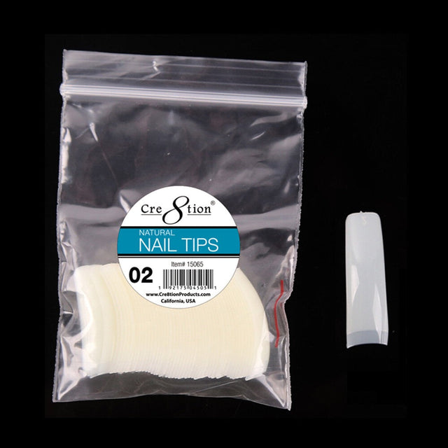 Nail False Tip Bag Natural 5,000pcs