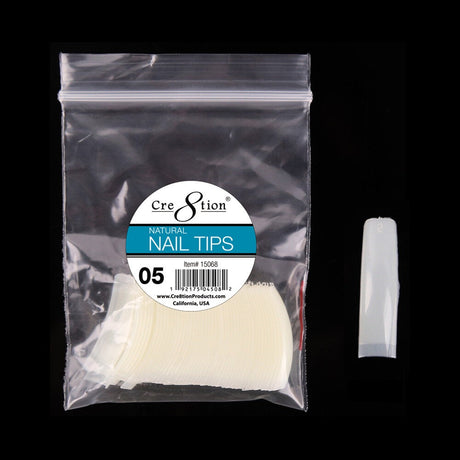 Nail False Tip Bag Natural 5,000pcs