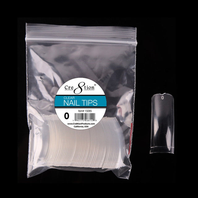 Nail False Tip Bag Clear 5,000pcs