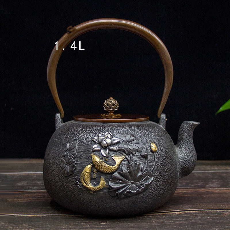 Japanese Handmade Cast Iron Teapot