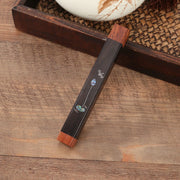 Creative Wooden Square Incense Box with Incense Plug Aromatherapy Tools