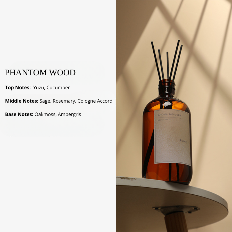 New Household Fragrance Refill Liquid 500ml Large Bottle, Indoor Flameless Fragrance Diffuser Refill with Rattan Sticks, Home Fragrance Ornaments and Aroma Diffuser Scents