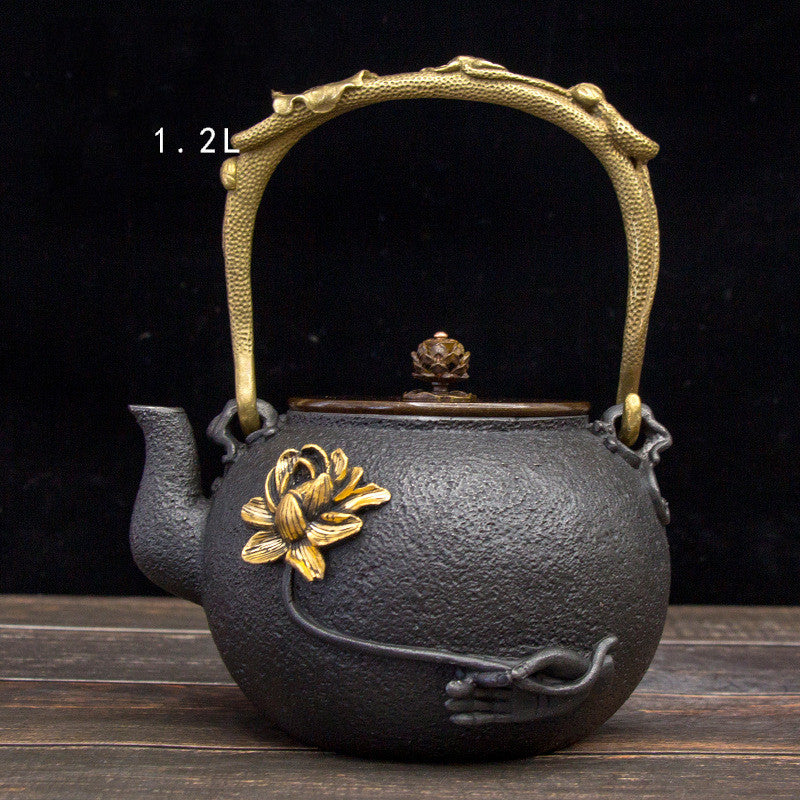 Japanese Handmade Cast Iron Teapot