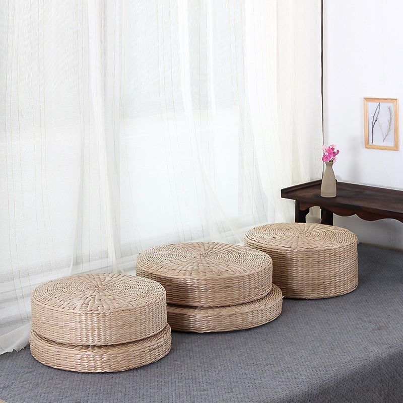 Tatami Straw Woven Meditation Cushion