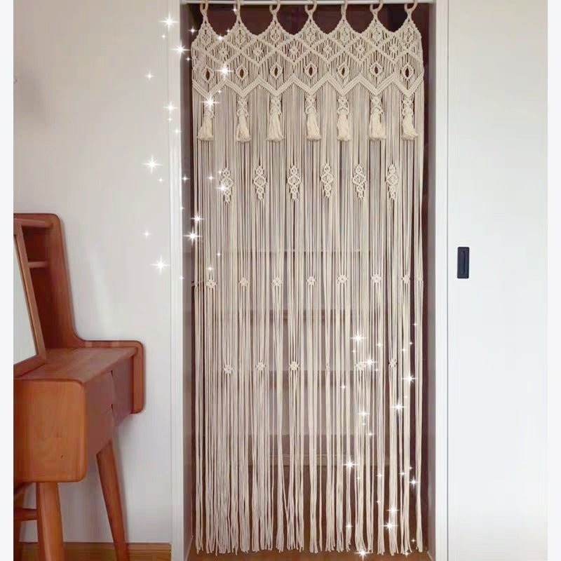 Hand-Woven Curtain Tapestry