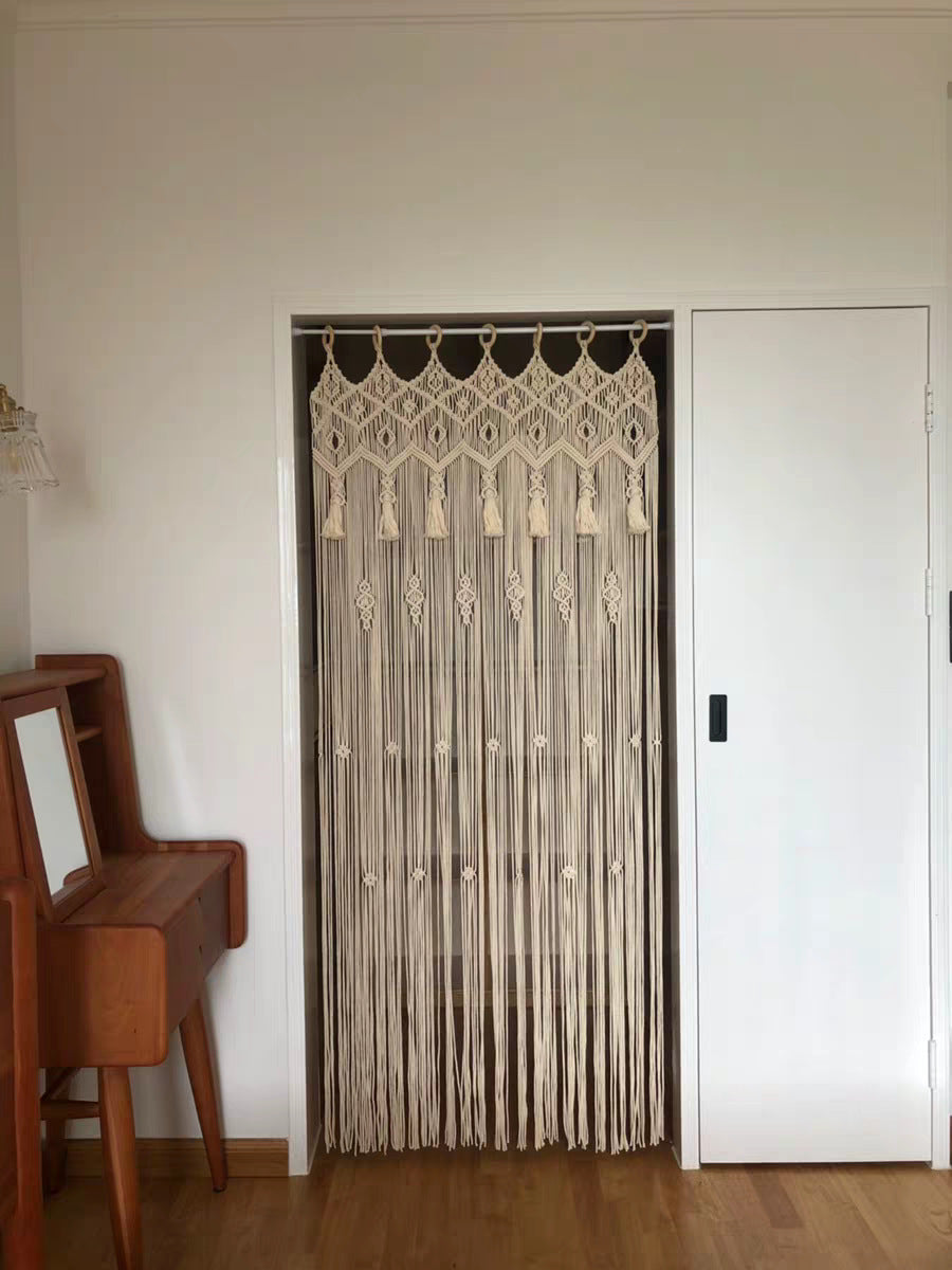 Hand-Woven Curtain Tapestry