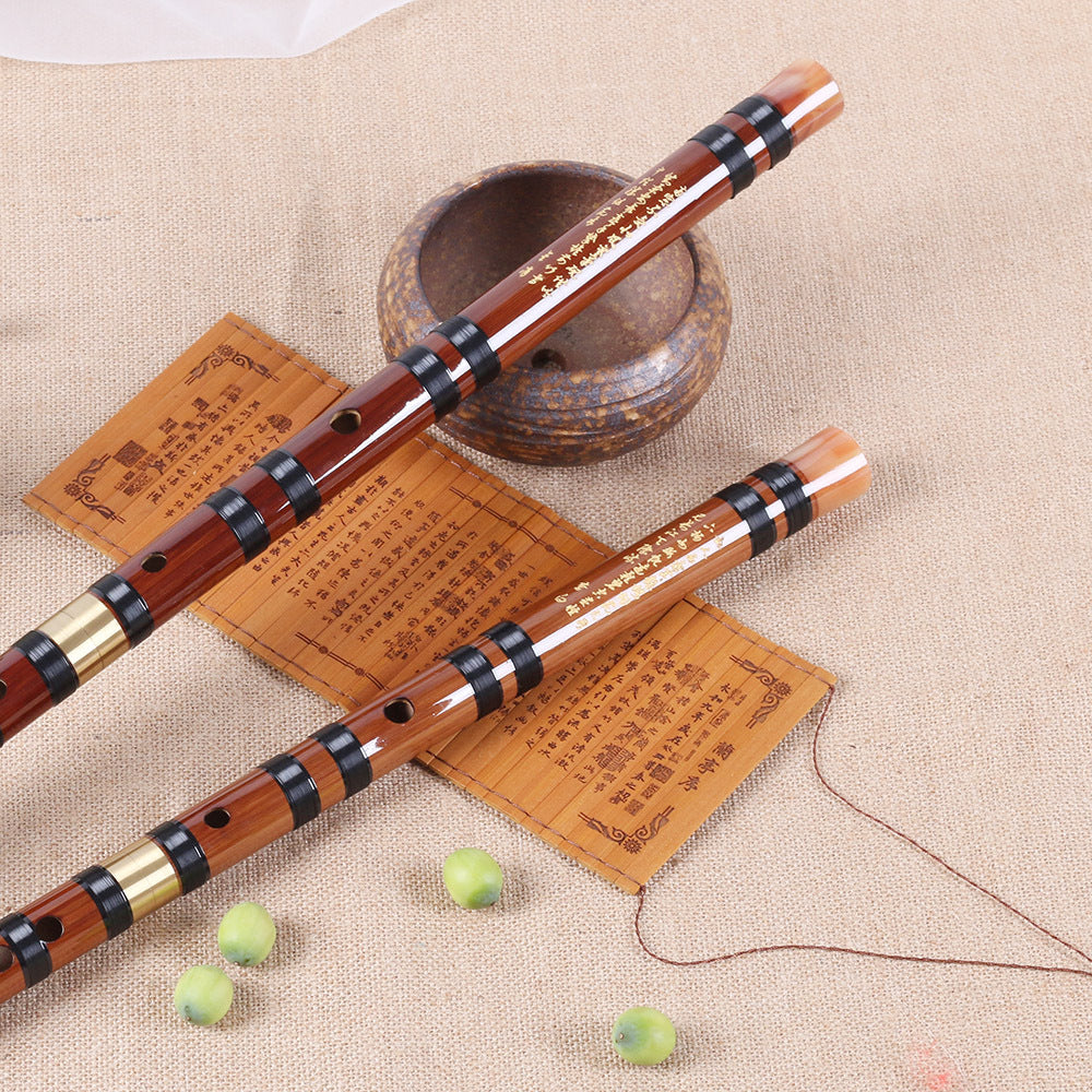 Professional Bamboo Dizi Flute (Keys C, D, E, F, G)