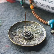 Double Dragon Incense Plate Burner – Asian Home Decor