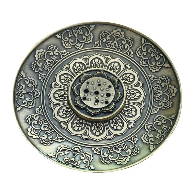 Bronze Incense Burner with Intricate Design