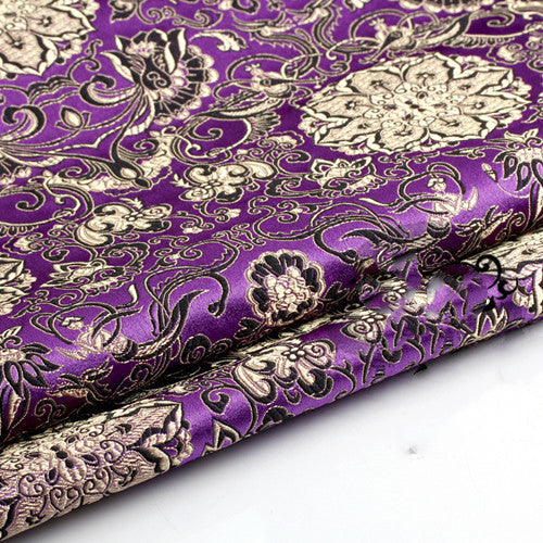 Brocade Fabric, Ancient Chinese Dress, Cos Kimono, Flower Fabric   Lotus Series