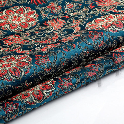 Brocade Fabric, Ancient Chinese Dress, Cos Kimono, Flower Fabric   Lotus Series