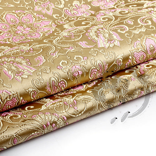 Brocade Fabric, Ancient Chinese Dress, Cos Kimono, Flower Fabric   Lotus Series