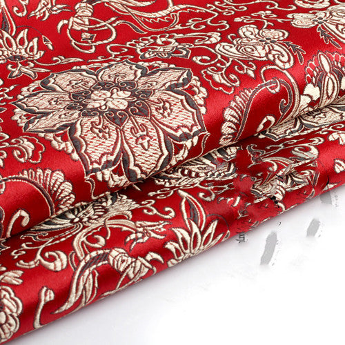 Brocade Fabric, Ancient Chinese Dress, Cos Kimono, Flower Fabric   Lotus Series
