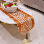 Elegant Chinese-Style Cotton Table Runner