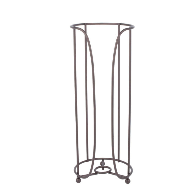 Freestanding Toilet Paper Holder for Standard Rolls (Oil-Rubbed Bronze Finish)