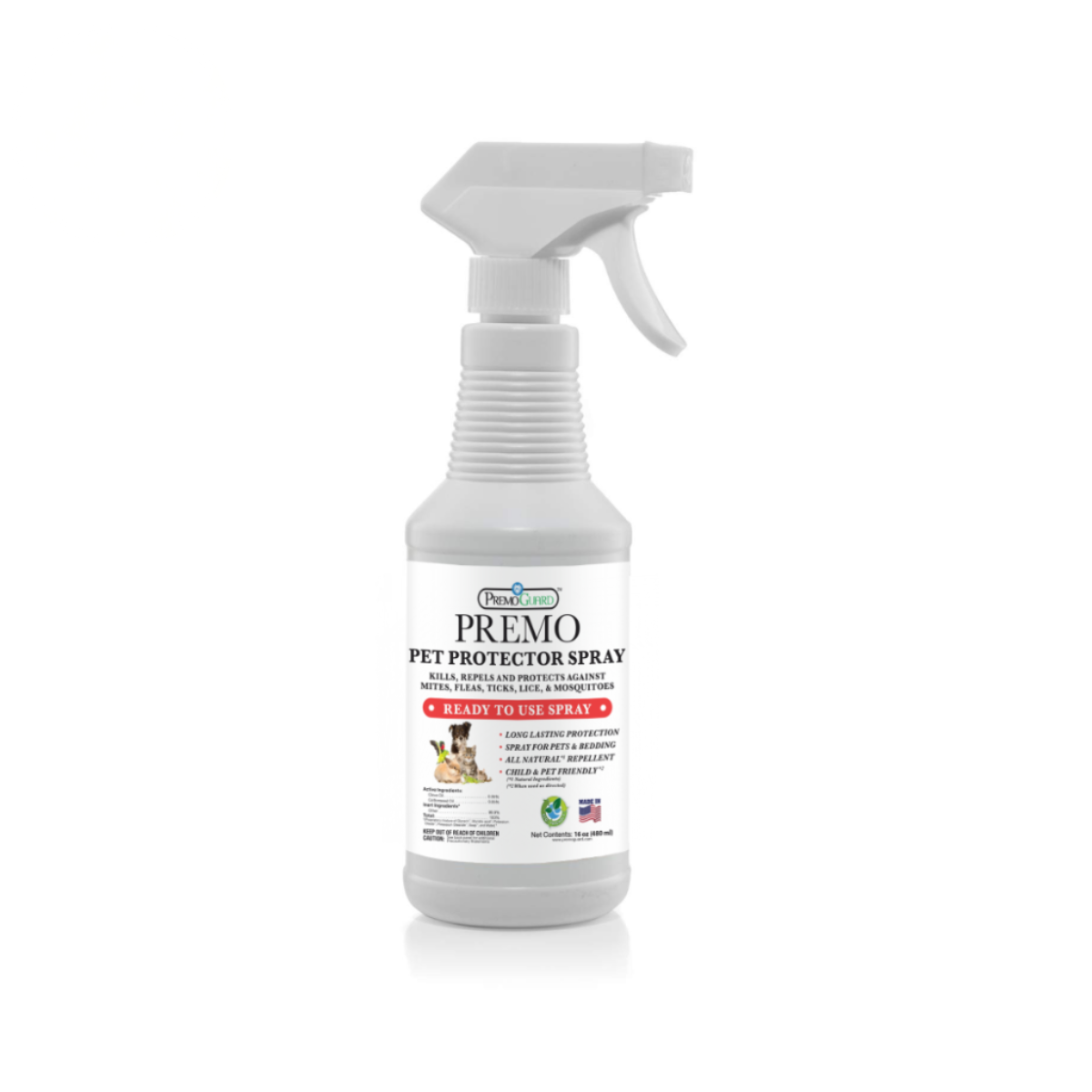 Pet Protector Spray | Plant Based Non-Toxic | Premo Guard (C)