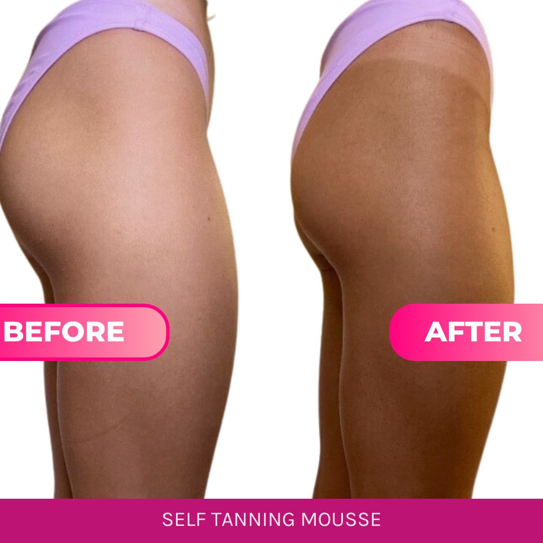 SELF TANNING MOUSSE (MADE W/ COCONUT WATER AND BEETS)