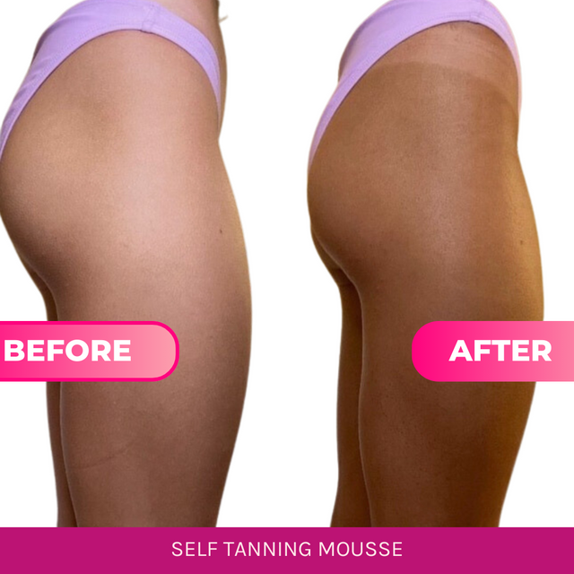 SELF TANNING MOUSSE (MADE W/ COCONUT WATER AND BEETS)