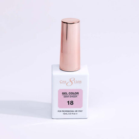 Cre8tion Gel Collection- Semi Sheer Gel Color 0.5 oz