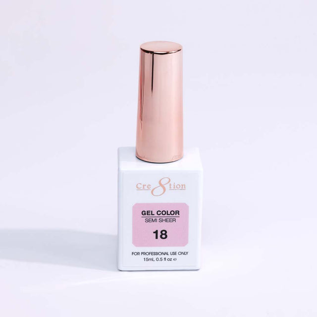 Cre8tion Gel Collection- Semi Sheer Gel Color 0.5 oz