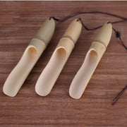 Carbonized Japanese style bamboo tea spoon