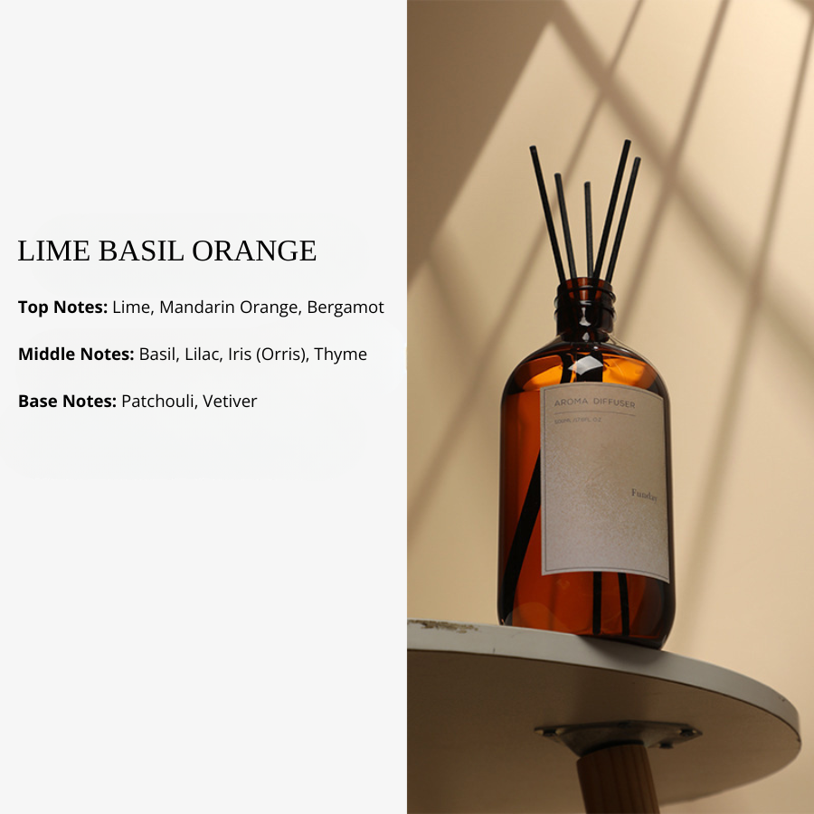 New Household Fragrance Refill Liquid 500ml Large Bottle, Indoor Flameless Fragrance Diffuser Refill with Rattan Sticks, Home Fragrance Ornaments and Aroma Diffuser Scents