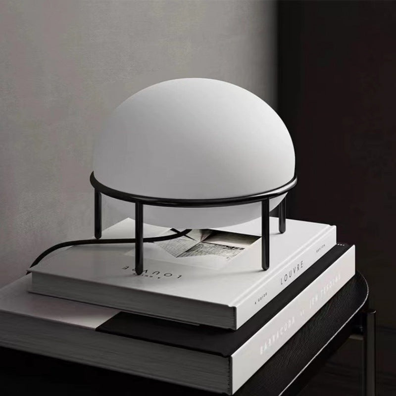 Simple Japanese Style Bedside Glass Lamp
