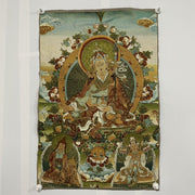 Tibetan Thangka Embroidered Silk Brocade Tapestry – Buddha Art