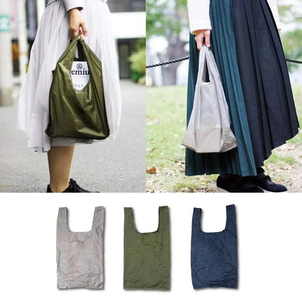1pc Folding Shopping Bag Waterproof Ultra-light Reusable