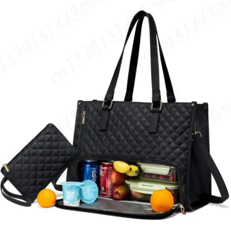 2-in-1 Insulated Lunch Bag for Multi Purpose