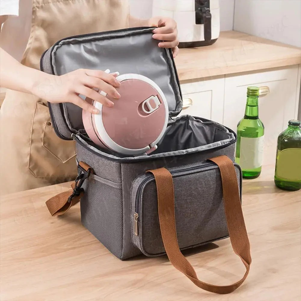 2-in-1 Insulated Lunch Bag for Multi Purpose