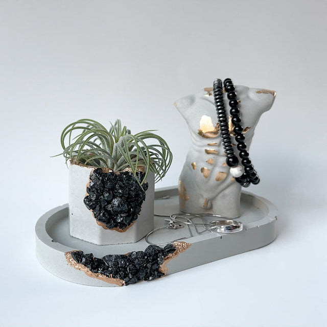 BLACK TOURMALINE VANITY TRAY