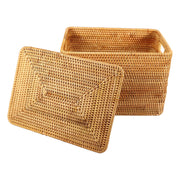 Handmade Vietnamese Rattan Storage Basket – Natural Organizer
