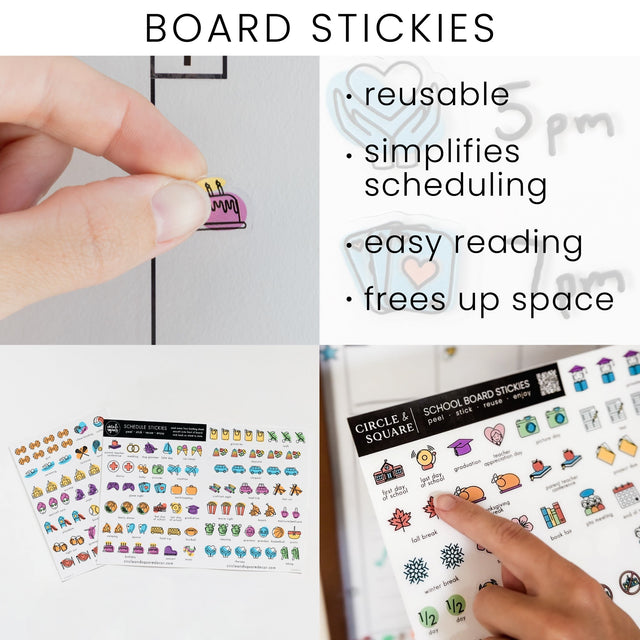 Frosted Acrylic Yearly Calendar | Horizontal Multi-style