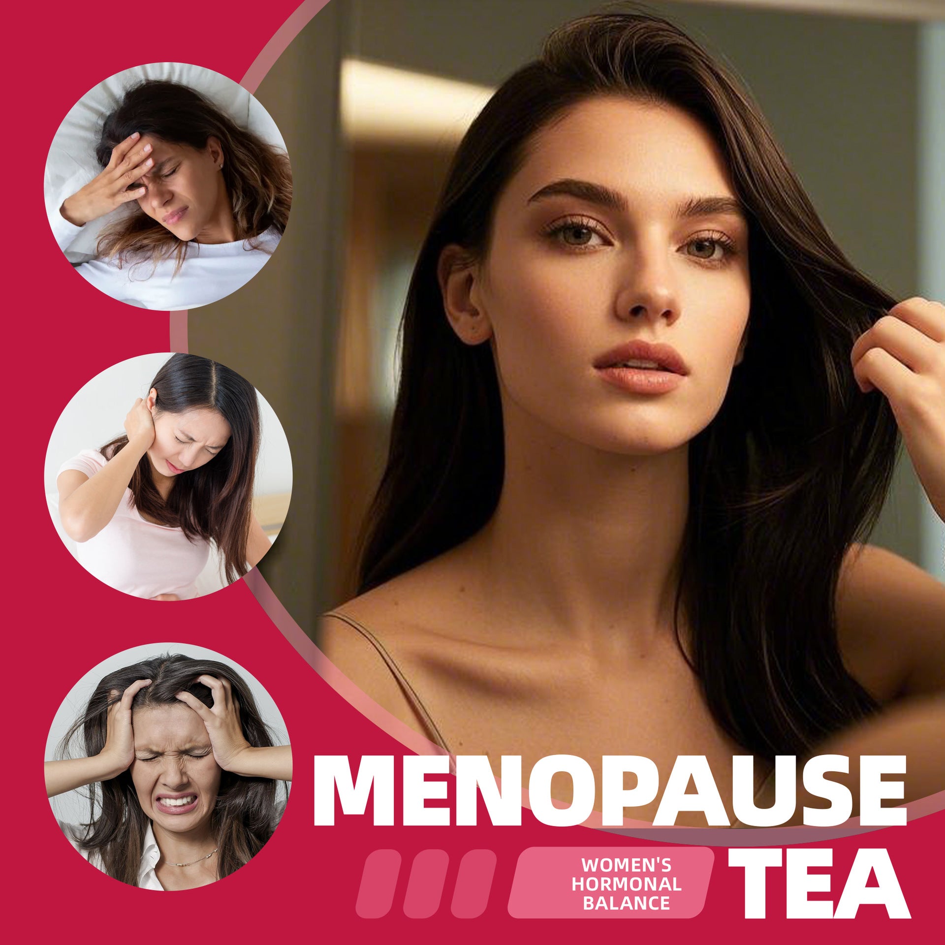 Women’s Menopausal Flower Bag Tea – Herbal Comfort Blend (10 Bags)