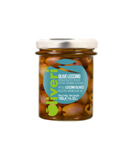 Oliveri Pitted Leccino Olives in Extra Virgin Olive Oil (Olive Leccino Denocciolate in Olio EVOO)