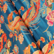 The Imperial Threads: Phoenix & Dragon Embroidered Cheongsam Fabric