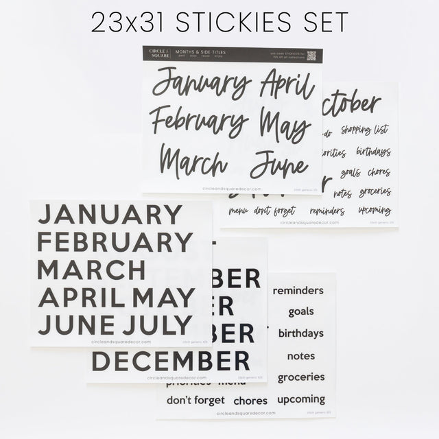 Ever Changing Acrylic Calendar | Classic Vertical