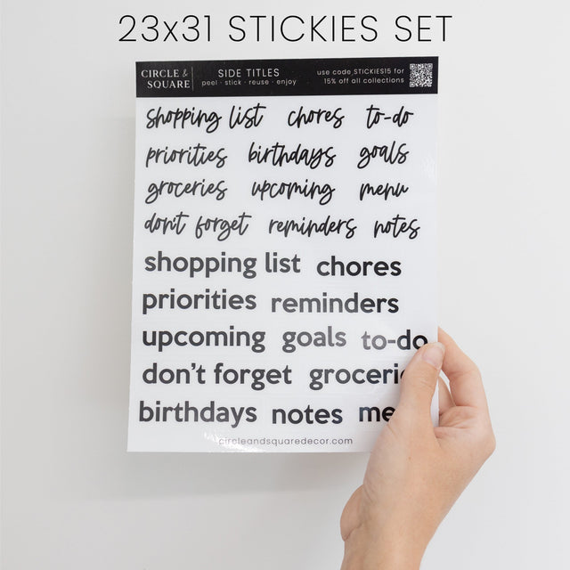 Ever Changing Acrylic Calendar | Minimalist Horizontal