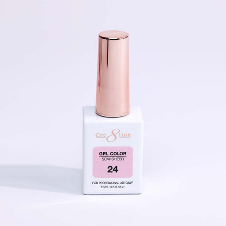 Cre8tion Gel Collection- Semi Sheer Gel Color 0.5 oz