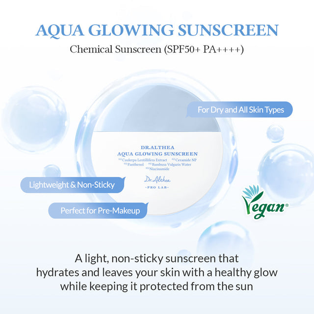Dr. Althea Aqua Glowing Sunscreen SPF50+ PA++++