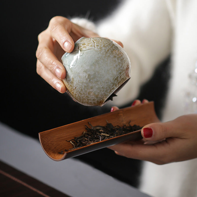 Chinese Zen Bamboo Tea Shovel Needle Lotus