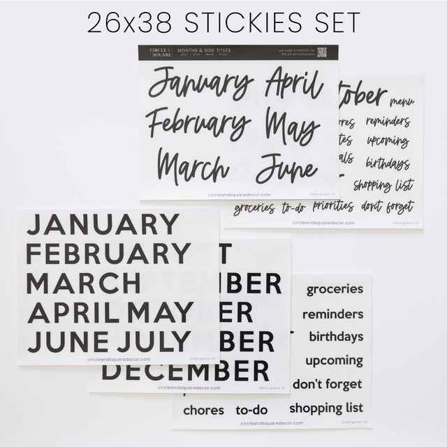 Ever Changing Acrylic Calendar | Classic Vertical