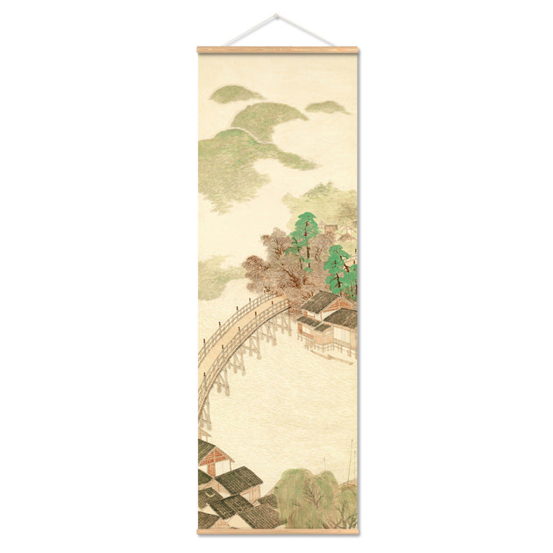 Japanese Shop Mural Scroll – Restaurant-Style Wall Hanging (Multiple Sizes)
