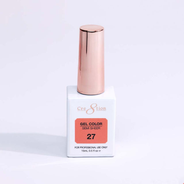 Cre8tion Gel Collection- Semi Sheer Gel Color 0.5 oz