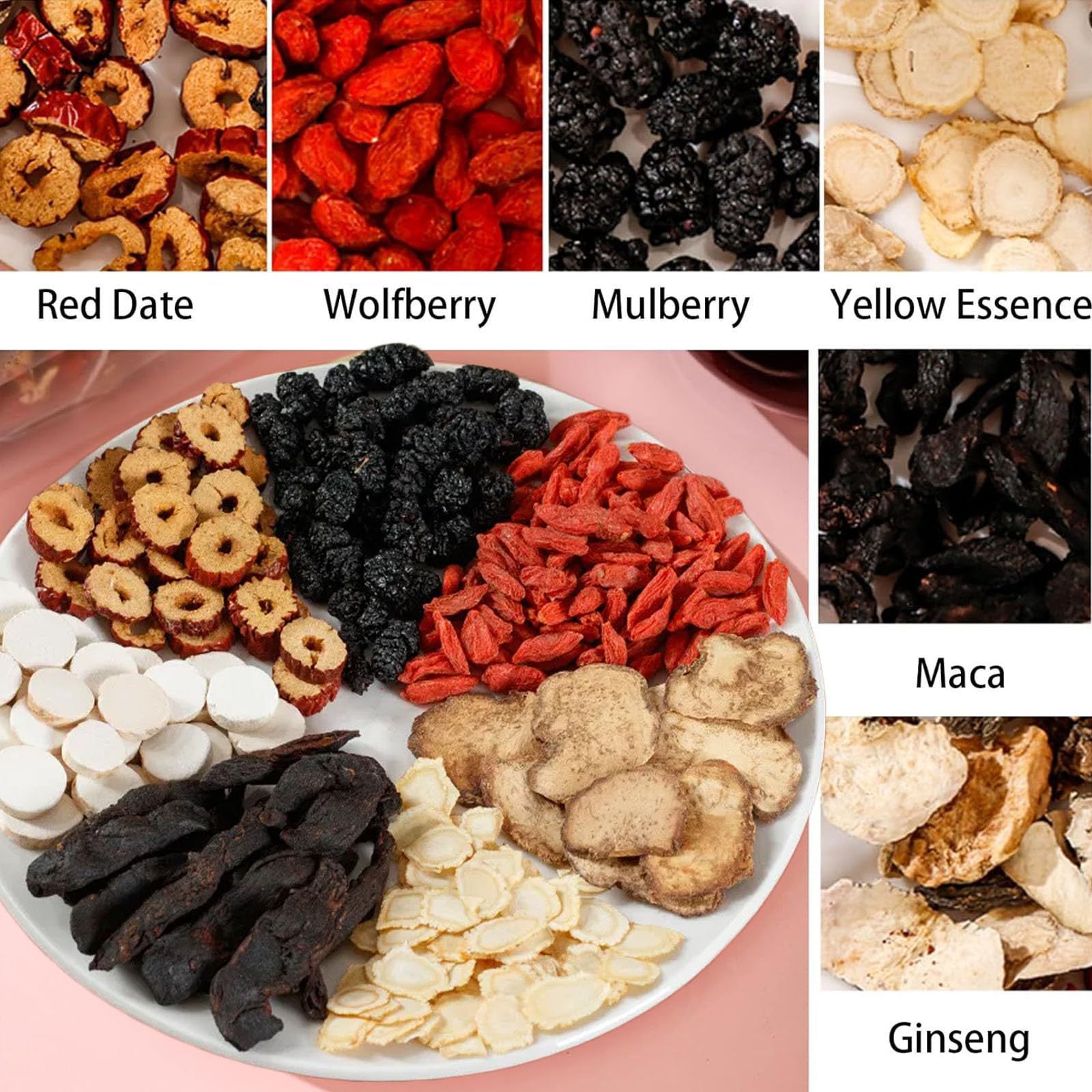 Ginseng Wubao Tea – Traditional Chinese Herbal Support Blend