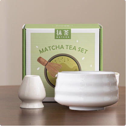 Ceramic Matcha Bowl Ceramic with Accessories