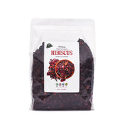 1lb Dried Hibiscus Flowers (16oz) – All Natural Roselle | Triple Cleaned, Sun-Dried Whole Petals | Flor de Jamaica | Great for Tea, Agua Fresca & Cocktails
