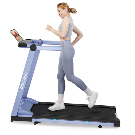 DeerRun A1 Pro Move+  6% Incline Foldable Treadmill——2025 Upgraded Chip & NFC Support | 350Lbs, 10mph