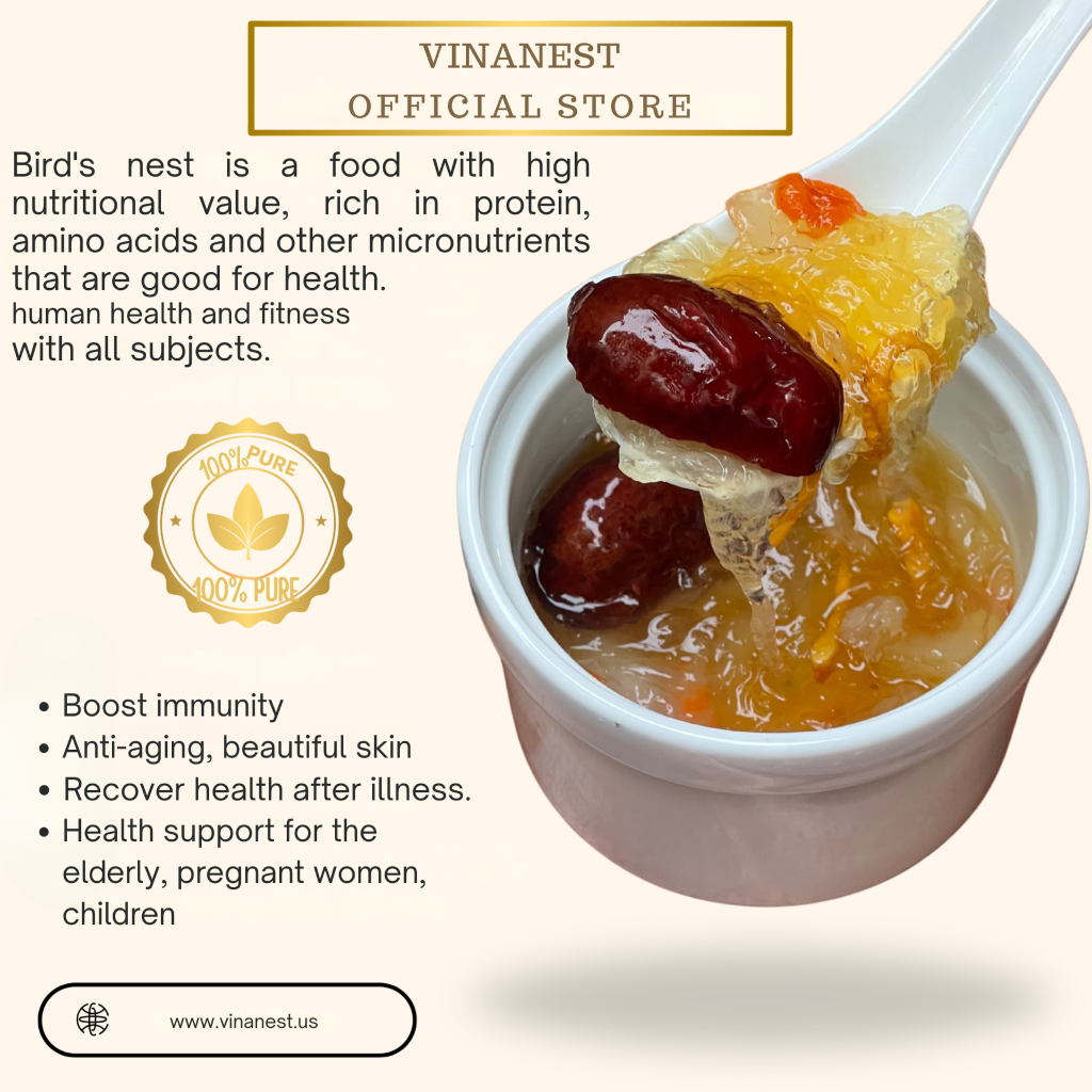 Tổ Yến Rút Lông Định Hình (Vinanest A5)
